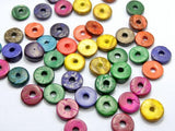 Natural Coconut Column Heishi Beads 9mm 12mm Chips