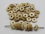 Natural Coconut Column Heishi Beads 9mm 12mm Chips