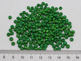 1000 Green 4mm Round Wood Seed Beads