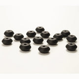 20Pcs Colorful 20mm Abacus Wooden Beads for DIY Crafts