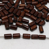 Tube Beads Column TubeLoose Spacer Wooden 8X5mm Beads For DIY Bracelets
