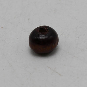 500 Brown 6mm Round Wood Beads