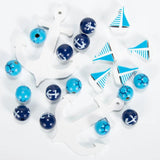 Ocean Series DIY Colorful Wooden Beads Bracelet Accessories