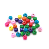 300pcs Mixed 8x6mm Wooden Round Spacer Beads For Jewelry Making DIY