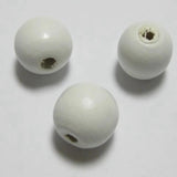 100 12mm Round Wood Beads-Wooden beads