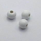 100 12mm Round Wood Beads-Wooden beads
