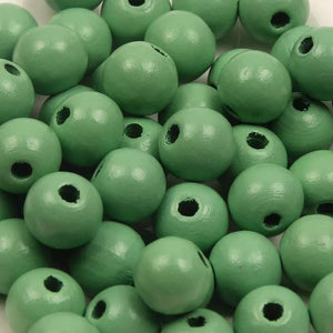 Colorful Wooden Round Spacer Beads for Jewelry Making DIY