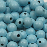Colorful Wooden Round Spacer Beads for Jewelry Making DIY