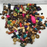 Wooden Coconut Beads Mix Round Spacer for Bracelet - 40g/60cm