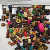 Wooden Coconut Beads Mix Round Spacer for Bracelet - 40g/60cm