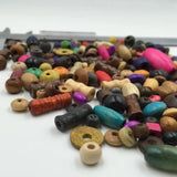 Wooden Coconut Beads Mix Round Spacer for Bracelet - 40g/60cm