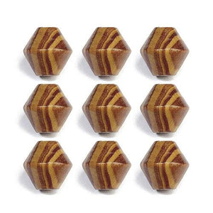 50pcs Natural Wooden Pine Beads 16mm DIY Necklaces Bead