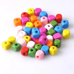 Wooden Spacer Beads 10mm 100pcs DIY Jewelry Making MT0537-10