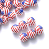10/30Pcs Natural Wooden Beads Soccer Basketball Tennis Baseball Beads