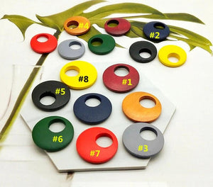 Natural Wood Beads for Earrings Making 50Pcs