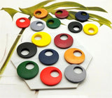 Natural Wood Beads for Earrings Making 50Pcs