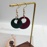 Natural Wood Beads for Earrings Making 50Pcs