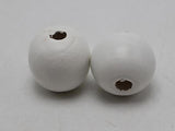 25 Large Round Wood Beads 20mm