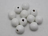 25 Large Round Wood Beads 20mm