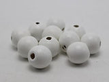 25 Large Round Wood Beads 20mm