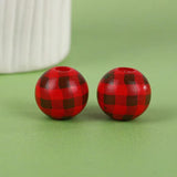 25pcs Multicolor Wooden Round Beads 16mm DIY Bracelet Necklace