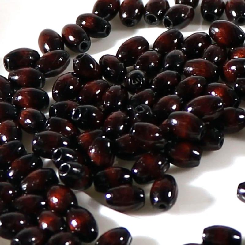 1000pcs Wooden Beads Oval Ball Spacer Beads For DIY Jewelry Making
