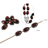 1000pcs Wooden Beads Oval Ball Spacer Beads For DIY Jewelry Making