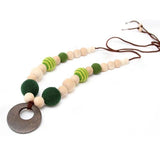 10pcs 16mm Multicolor Wooden Beads for Jewelry Making DIY