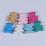 20Pcs 6 Colors Animal Shape Wooden Beads for Jewelry Making Crafts
