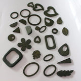 100pcs Wooden Bead Geometric Pendant for Earrings Jewelry Making