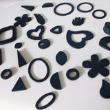 100pcs Wooden Bead Geometric Pendant for Earrings Jewelry Making