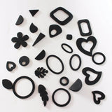 100pcs Wooden Bead Geometric Pendant for Earrings Jewelry Making