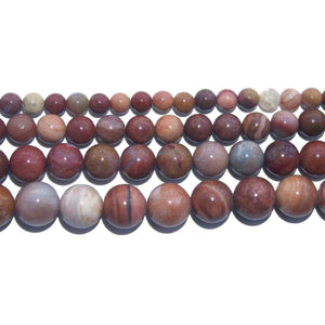 Pink Petrified Wood Stone Beads 6-12 MM DIY Jewelry Making Bracelet Necklace