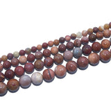 Pink Petrified Wood Stone Beads 6-12 MM DIY Jewelry Making Bracelet Necklace