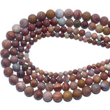 Pink Petrified Wood Stone Beads 6-12 MM DIY Jewelry Making Bracelet Necklace