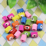 100pcs Colorful Wood Beads for Bracelet/Necklace 10x8mm