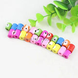 100pcs Colorful Wood Beads for Bracelet/Necklace 10x8mm