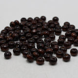 500 Brown 8mm Round Wood Beads