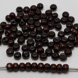 500 Brown 8mm Round Wood Beads