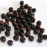 500 Brown 8mm Round Wood Beads