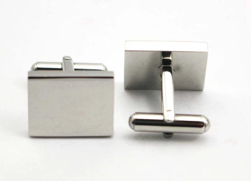 Classic Mens Cufflinks Stainless Steel Wedding Present
