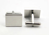 Classic Mens Cufflinks Stainless Steel Wedding Present