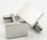 Classic Mens Cufflinks Stainless Steel Wedding Present