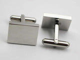 Classic Mens Cufflinks Stainless Steel Wedding Present