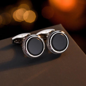 Hot Round Button Cufflinks Men's Shirt Cufflink Groom Accessories