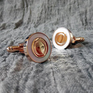 Pearl Fritillaria French Cufflinks for Men and Women