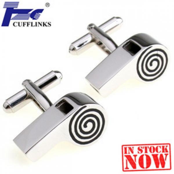 Whistle Cufflink Cuff Link Set, 2 Pairs