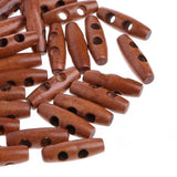 Wood Toggle Horn Buckles for Sewing Crafts Duffel Coat Overcoat