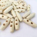 Wood Toggle Horn Buckles for Sewing Crafts Duffel Coat Overcoat