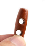 Wood Toggle Horn Buckles for Sewing Crafts Duffel Coat Overcoat